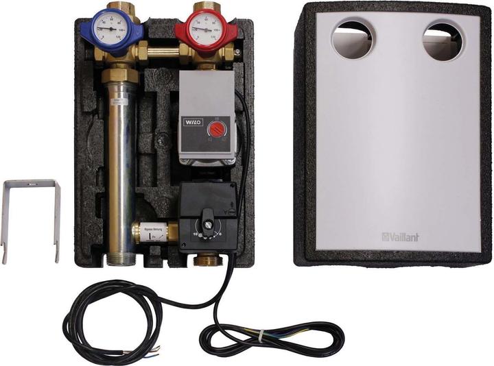 Vaillant Gruppo di tubazioni con miscelatore a 3 vie R1 alimentazione/ritorno Rp1, pompa HE A