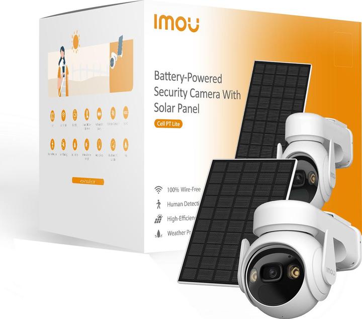 Actual product image Imou Cell PT Lite Kit + Solar Panel (2304 x 1296 Pixels)