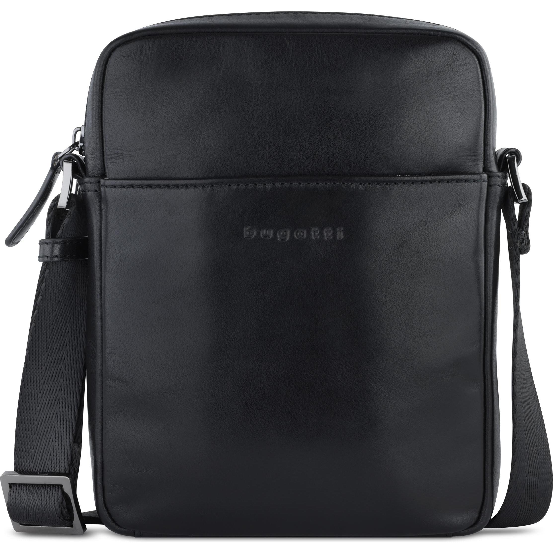 Bugatti, Handtasche, Umhängetasche ROMANO, Schwarz
