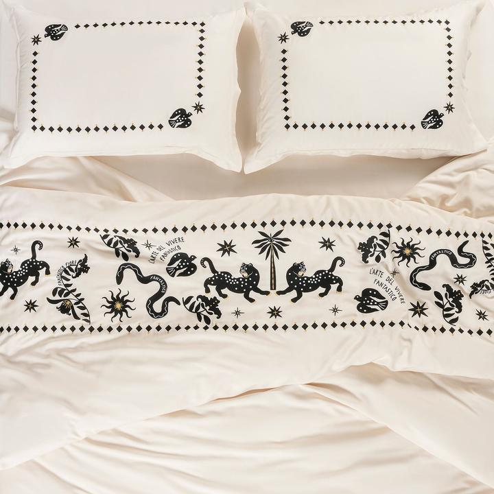 Actual product image L'essentiel Tencel Double Quilt Cover Set (Bedding set, 240 x 260 cm)