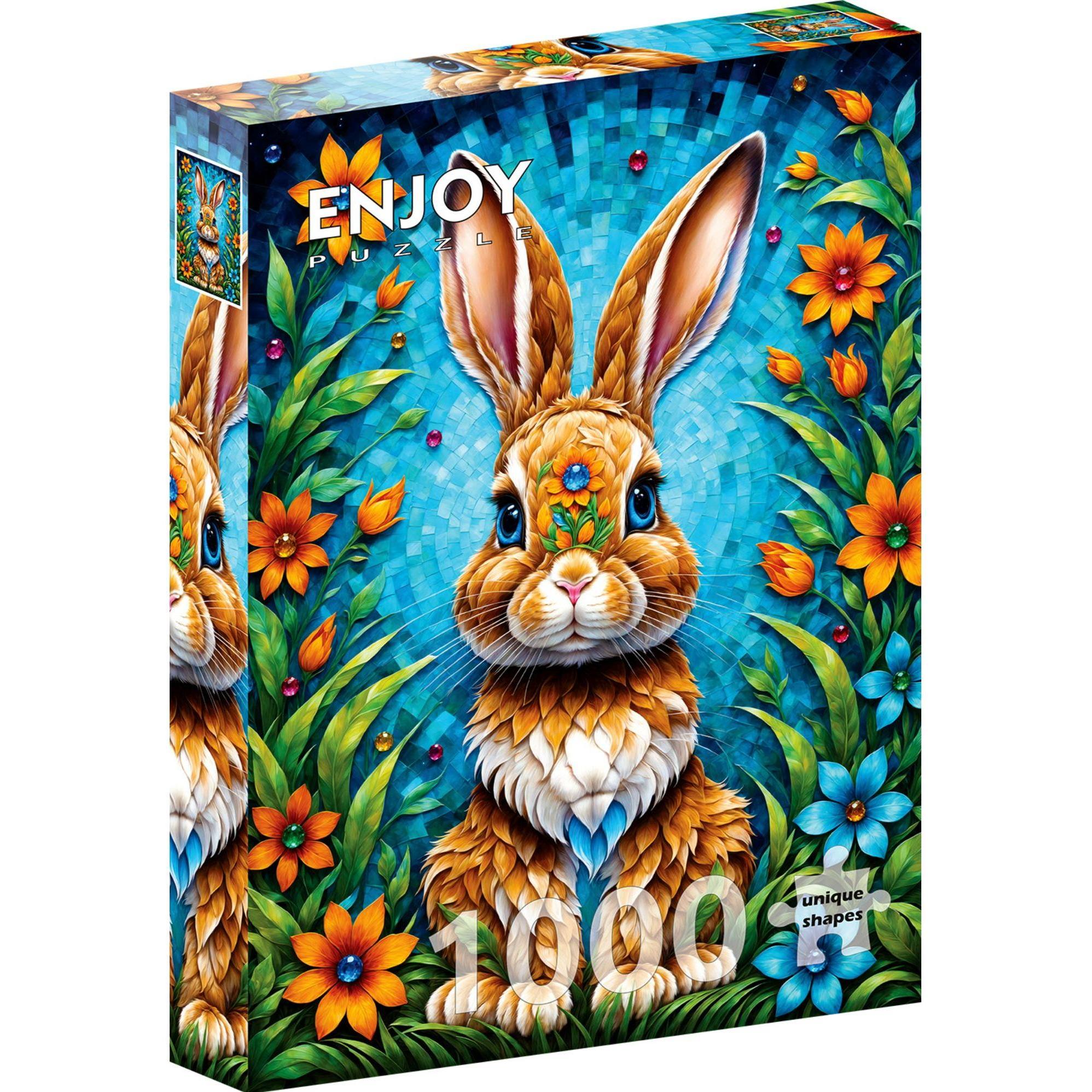 Enjoy Puzzle Puzzle 1000 Teile - Gartenhase (1000 Teile)