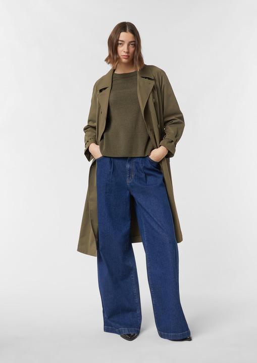 Immagine prodotto Comma Strickpullover Lässiger Cashmere Touch Baumwollmix-Strickpullover mit verlängertem Kurzarm (M)