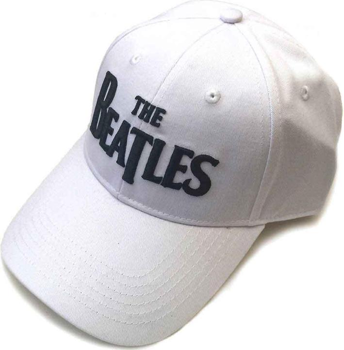 Produktbild The Beatles Beatles Drop T Logo White Baseball Cap (One Size)