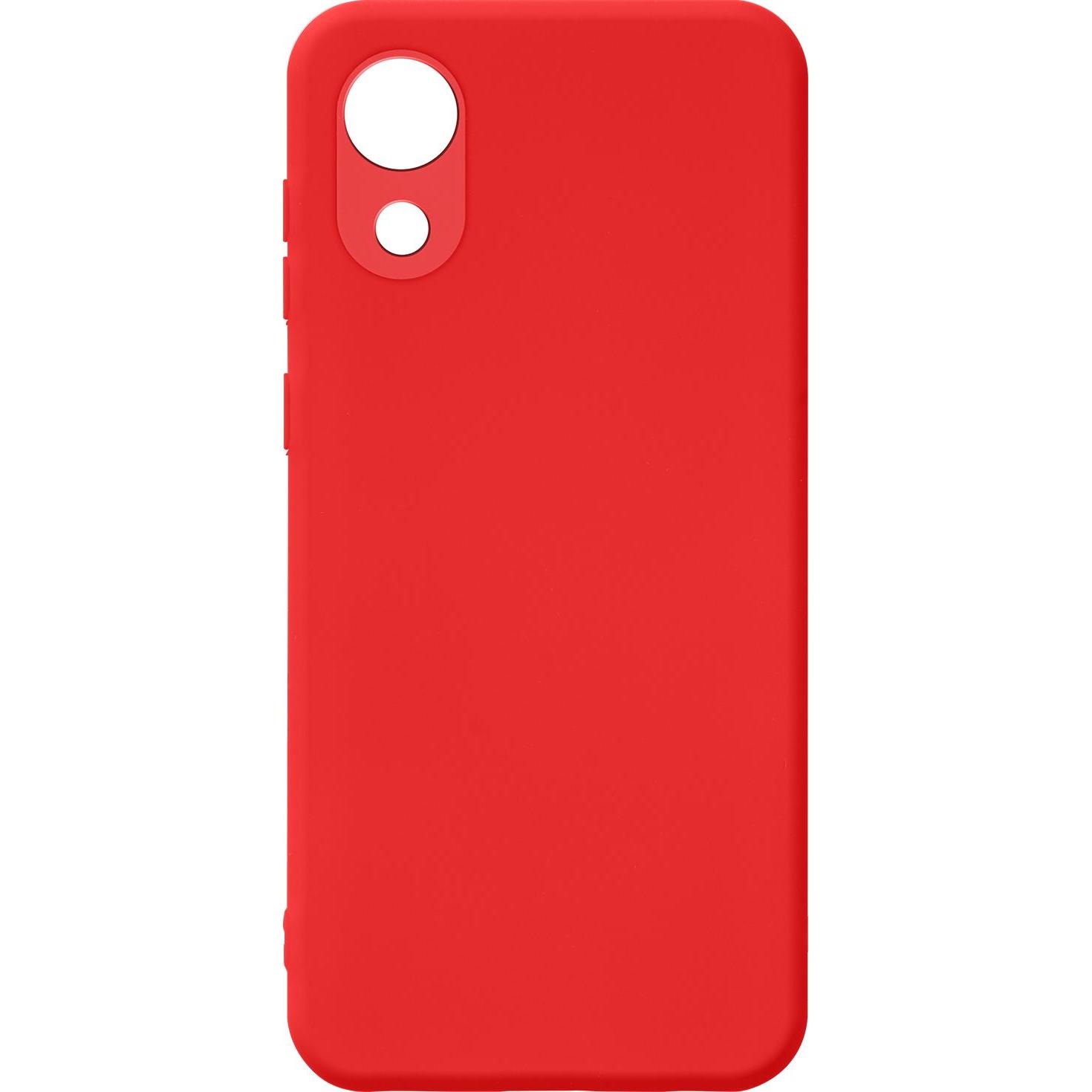 Avizar Soft Touch Handyhülle Series (Samsung Galaxy A03 Core), Smartphone Hülle, Rot