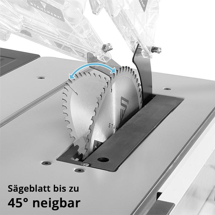 Produktbild Stahlwerk Tischkreissäge TKS-1800 ST mit 1.800 Watt und 5.000 U/min