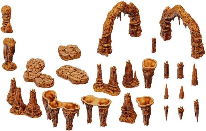 Immagine prodotto Wizkids Accessori per piastrelle WarLock : Stalattiti e stalagmiti