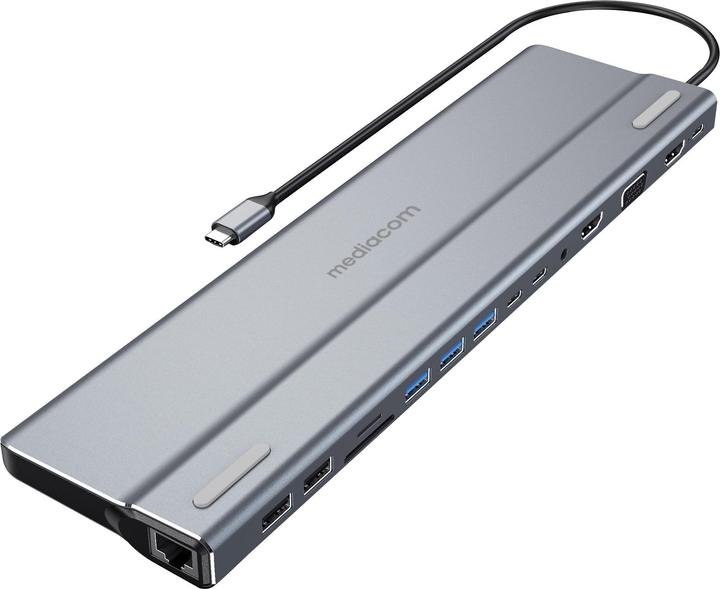 Actual product image Mediacom MD-C320 port replicator and docking station for notebooks Wired USB 3.2 Gen 1 (3.1 Gen (USB-C)
