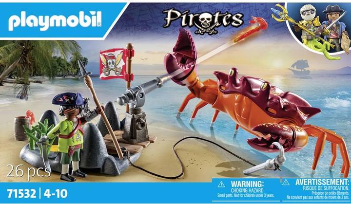 Actual product image Playmobil 71532 Fight against the giant crab (71532, Playmobil Pirates)