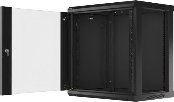 Image du produit Lanberg Rack mural 19 " 12U 600X450mm noir (12 HE, Rack 19 pouces)