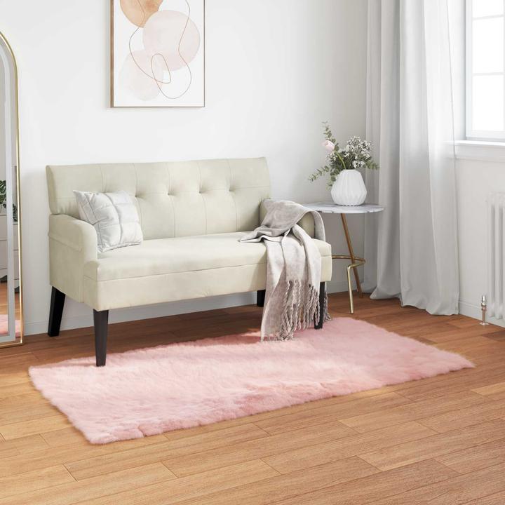 Produktbild vidaXL Kunstschaffell Teppich (80 x 150 cm)
