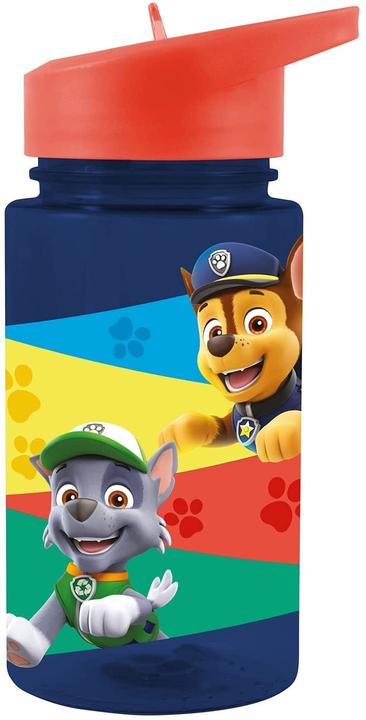Actual product image pos Paw Patrol drinking bottle with integrated drinking straw (0.45 l)