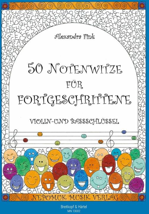Produktbild 50 Notenwitze für Fortgeschrittene (Deutsch, Alexandra Fink, 2013)