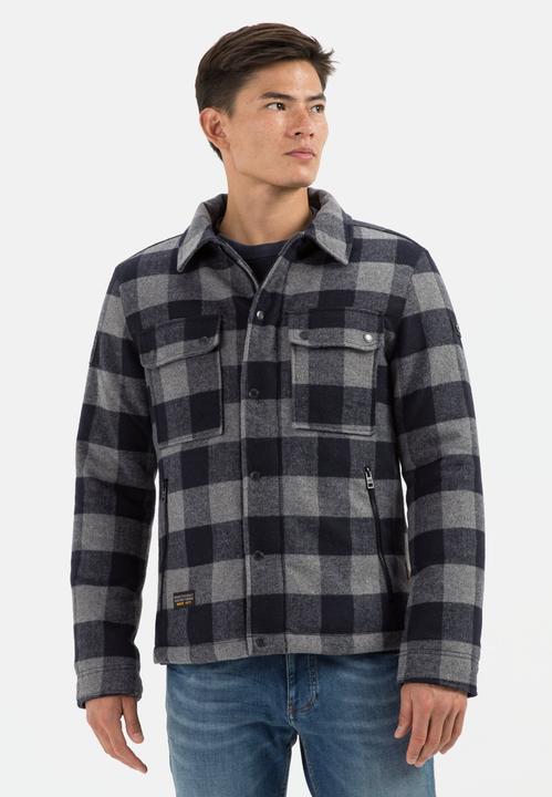 Actual product image Camel Active Checkered blouson in a wool mix (56)