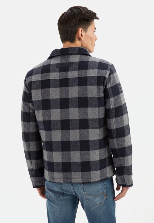 Actual product image Camel Active Checkered blouson in a wool mix (56)