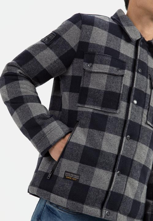 Actual product image Camel Active Checkered blouson in a wool mix (56)