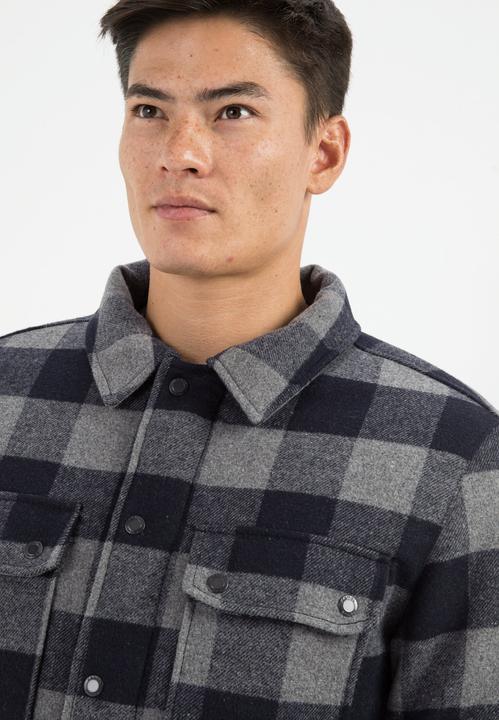 Actual product image Camel Active Checkered blouson in a wool mix (56)