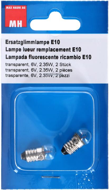 Produktbild Max Hauri Glühlampe (E10, 25 lm, 2x)
