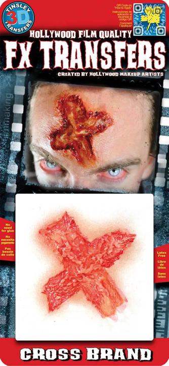 Immagine prodotto Tinsley Transfers FX 3D Klebetattoo Kreuzwunde