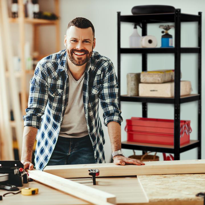 Actual product image Relaxdays Heavy duty shelving