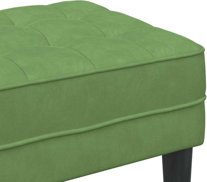 Actual product image vidaXL Samt Ottoman (57 cm)