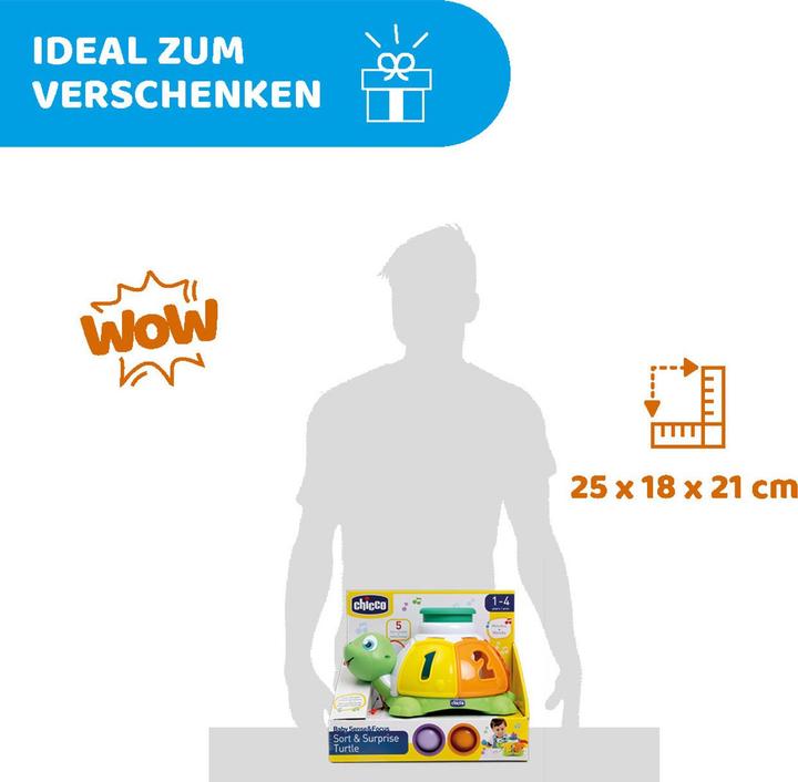 Produktbild Chicco Nachziehspielzeug Sortier-Schildkröte zum Ziehen