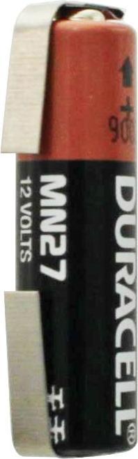 Actual product image Duracell Battery MN27, with solder tags in U-shape (1 pcs., A27)