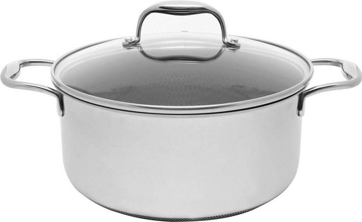 Image du produit Kohersen Garnek z pokrywką Black Cube 24cm (24 cm, Casserole, Aluminium, Acier inoxydable)