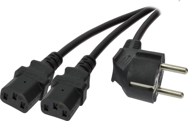 Image du produit MCL Y Câble D'Alimentation Schuko (2 m)