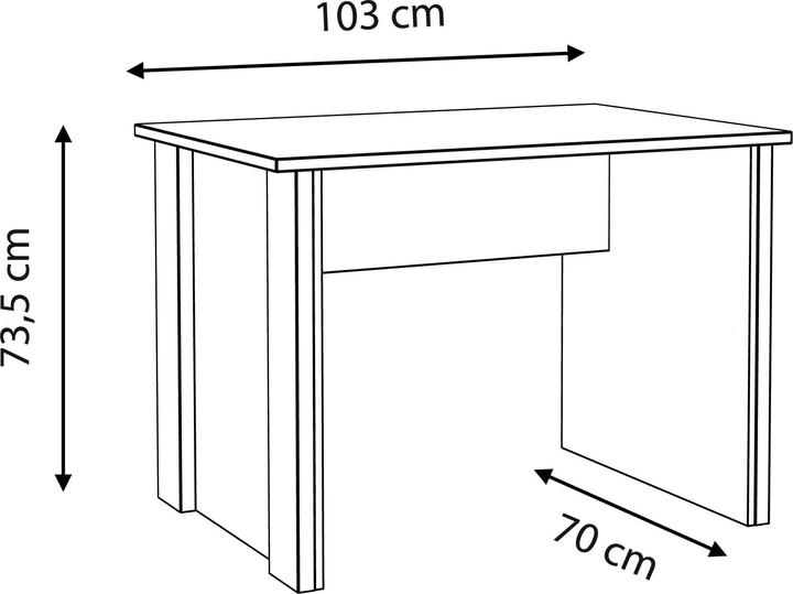 Actual product image Möbel-Eins Cassia (103 x 70 x 73.50 cm)