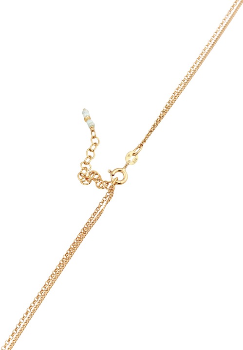 Immagine prodotto Elli Strato, Multicolore, Perla, Collana di perle, Piastrina (Vetro, Plastico, Nessuna pietra, Argento 925, 38 cm)
