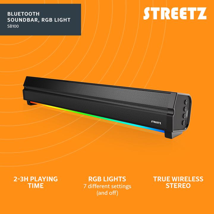 Actual product image Streetz SB100 (6 W, 2.0 Channel)
