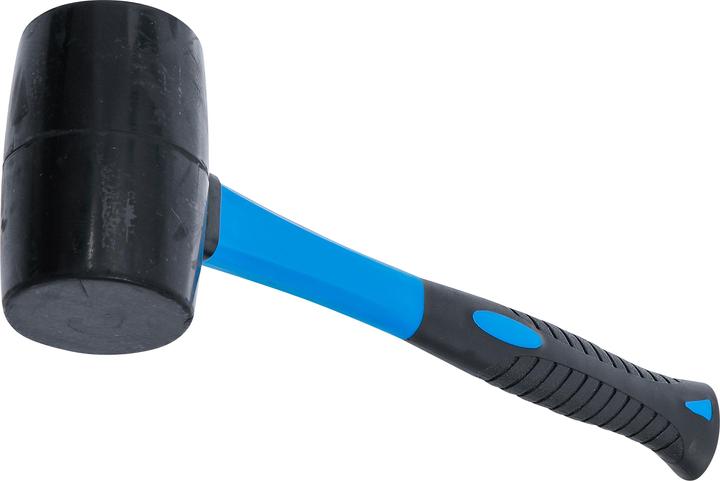 Actual product image BGS Rubber Mallet | Fibreglas Shaft | black Head | Ø 60 mm | 500 g (700 g)