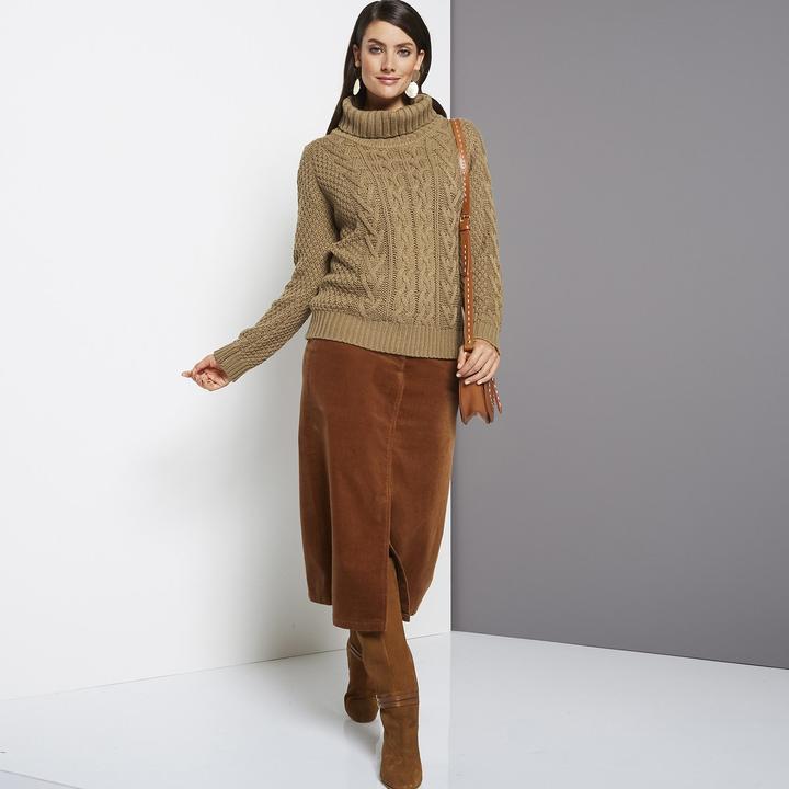 Immagine prodotto Anne Weyburn Gonna svasata in velluto (38)