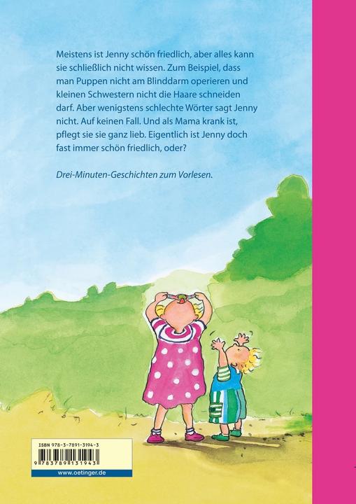 Produktbild Jenny ist meistens schön friedlich (Deutsch, Kirsten Boie, 2012)