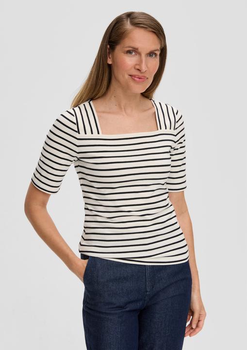 Produktbild S.Oliver T-Shirt T-Shirt mit Karree-Ausschnitt (34)