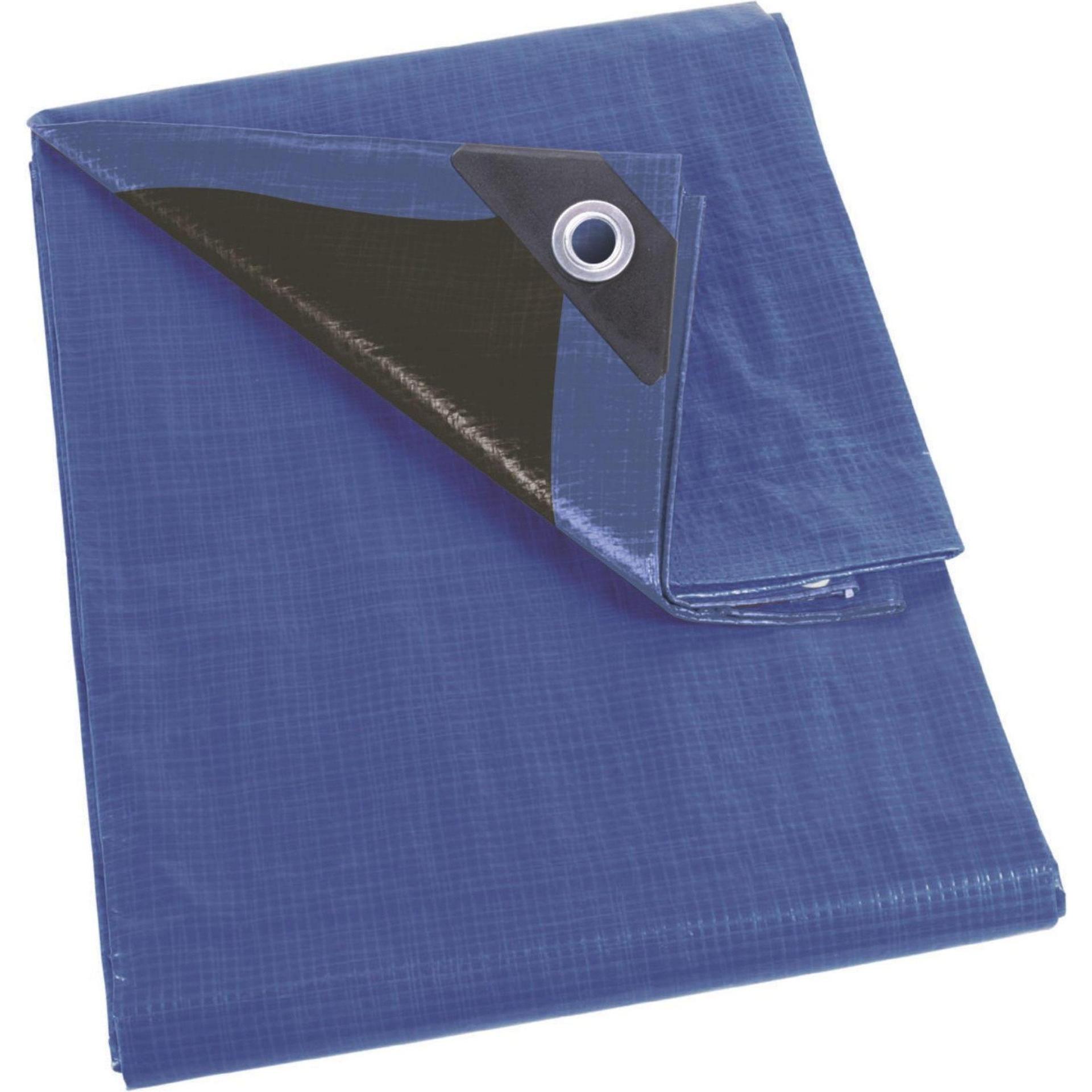 Garden Lights, Abdeckplane, Abdeckplane - Blau/Schwarz - Ultrastark - 3 x 4 m (3 x 4 m)