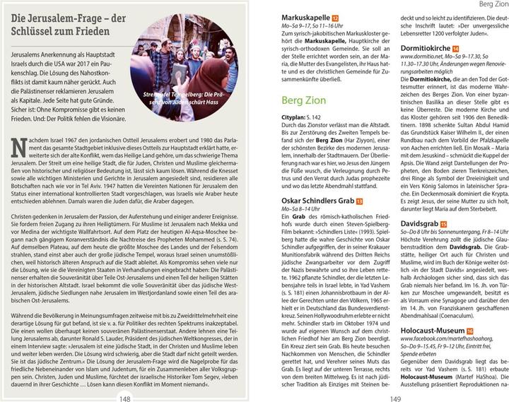 Produktbild Reise-Handbuch Reiseführer Israel, Palästina, Sinai (Deutsch, Michel Rauch, 2022)