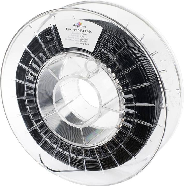 S-Flex (TPU, 1.75 mm, 500 g, Schwarz)