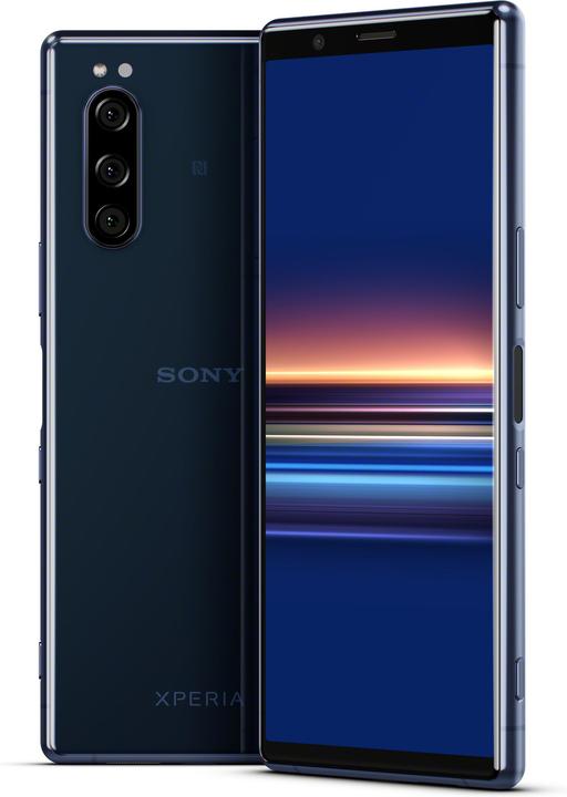Actual product image Sony Xperia 5 (128 GB, Blue, 6.10", Hybrid Dual SIM, 4G)