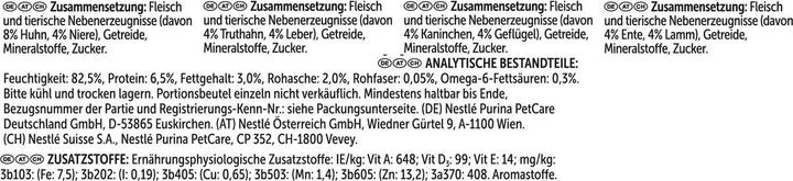 Produktbild Felix Fleisch und Geflügel in Sauce (Adult, 12 Stk., 1160 g)