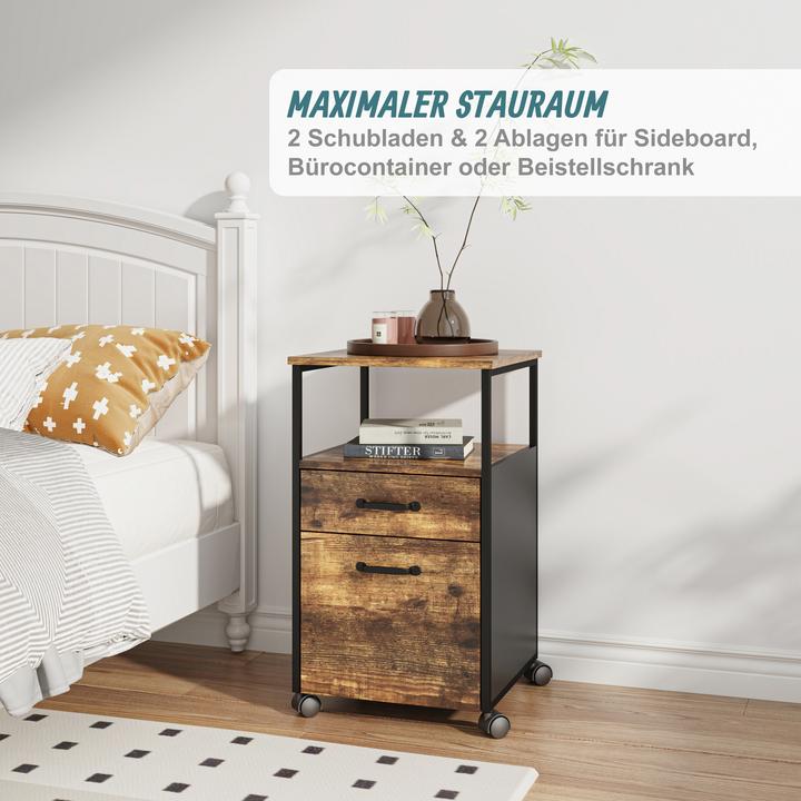 Produktbild Relaxdays Rollcontainer (44 x 44 x 66.50 cm)