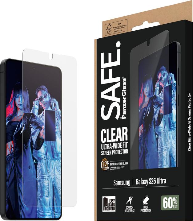 Actual product image PanzerGlass Safe. Display protection (1 pcs., Samsung Galaxy S26 Ultra)