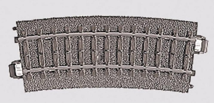 Produktbild Märklin H0 C-Gleis (mit Bettung) 24115 (Spur H0)