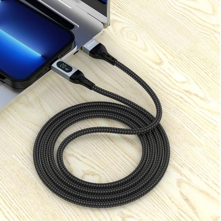 Produktbild Dudao Kabel USB USB-A - USB-C 1 m Czarny (6973687243678) (1 m, USB 3.2 Gen 1, 66 W)