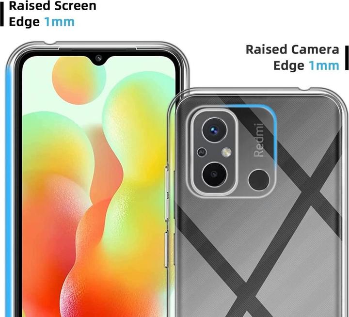 Actual product image Screenguard Xiaomi Redmi 12C Flexible TPU Clear Case (Xiaomi Redmi 12C)