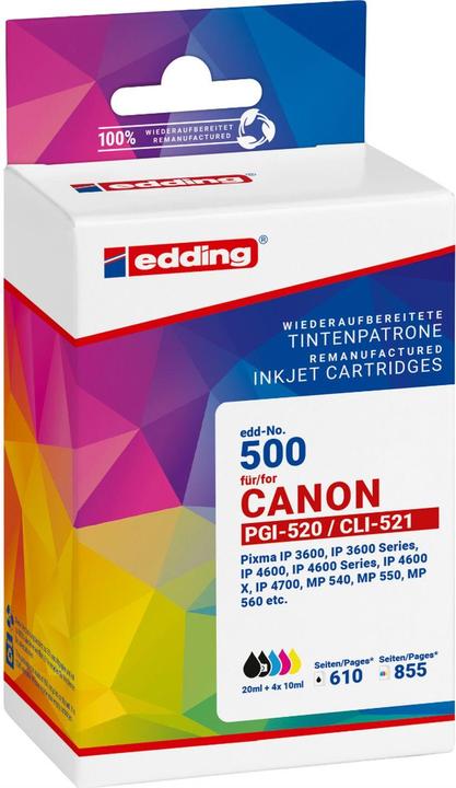 Immagine prodotto Edding Cartuccia di stampa EDD-500 (e) compatibile (M, C, Y, FC)