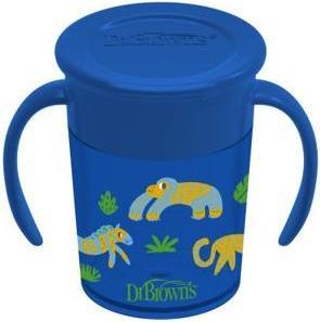 Actual product image Dr Brown' s TC01093 MUG 360* DRINK FROM A GLASS 300ML PINK