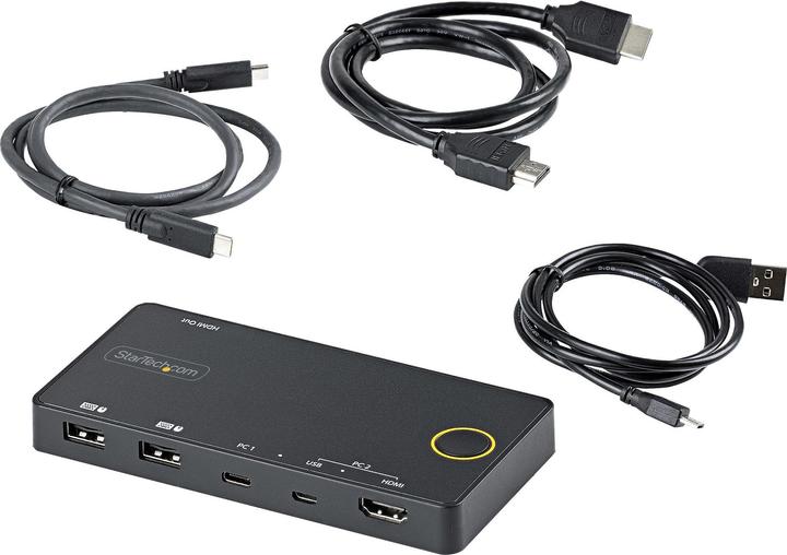 Produktbild StarTech 2 Port Hybrid KVM