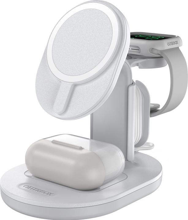 Produktbild OtterBox 3-in-1-Ladestation für MagSafe (ohne Kabel u. Ladegerät) (15 W)