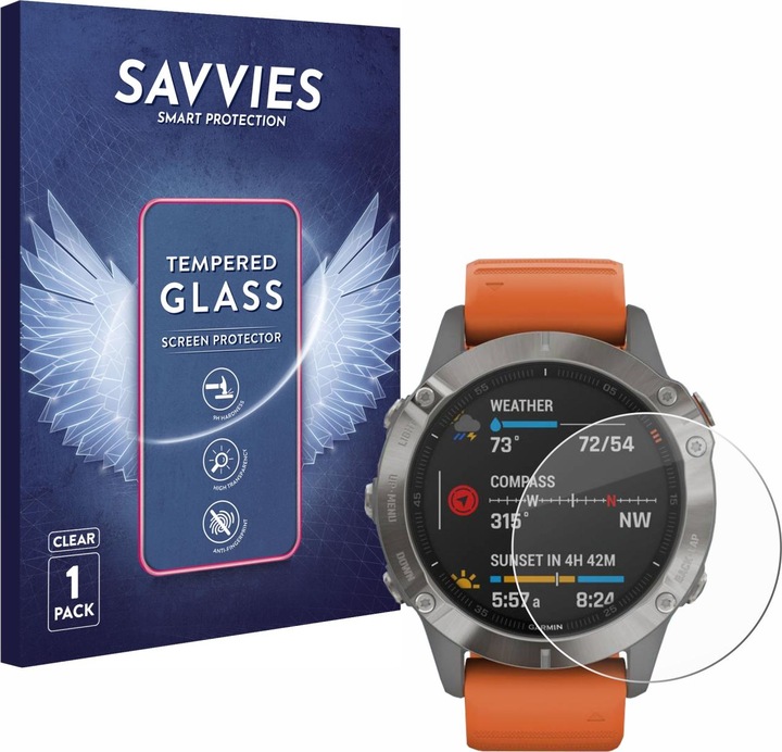 Actual product image Savvies Tempered Glass